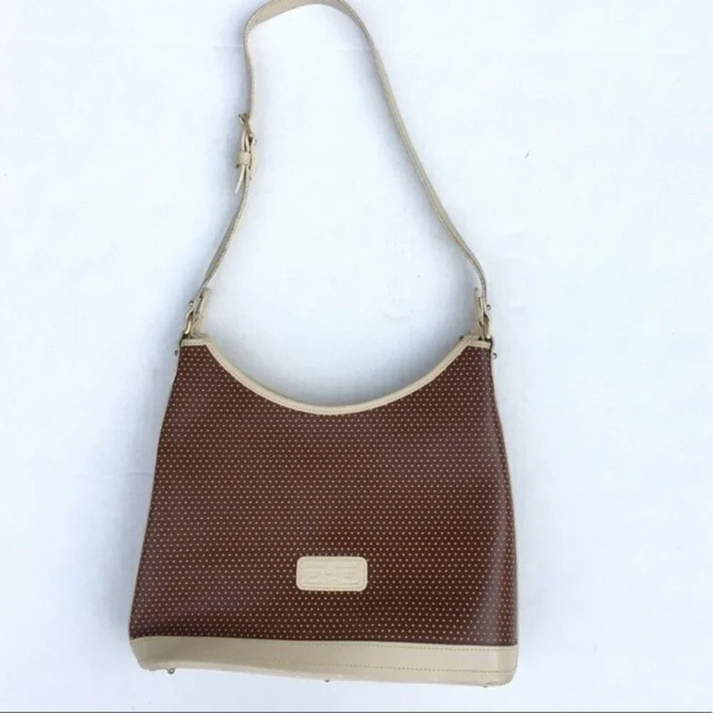 Dooney & Bourke Hobo Two Toned Brown and Tan Bag